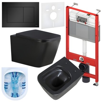 WC KOMPLEKTAS SU POTINKINIU RĖMU IR MYGTUKU WC217