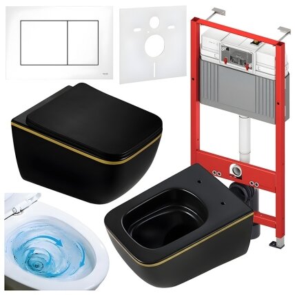 WC KOMPLEKTAS SU POTINKINIU RĖMU IR MYGTUKU WC309