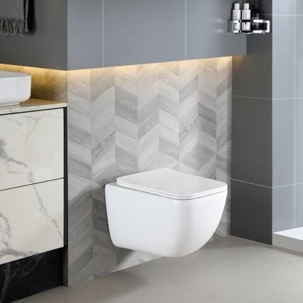 WC KOMPLEKTAS SU POTINKINIU RĖMU IR MYGTUKU WC324 4