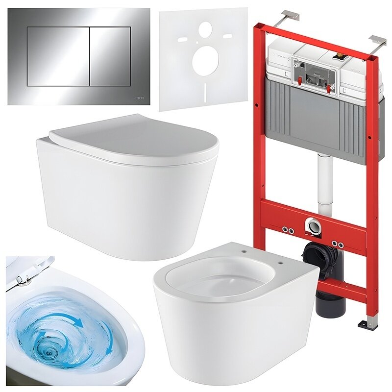 WC KOMPLEKTAS SU POTINKINIU RĖMU IR MYGTUKU WC158 WC KOMPLEKTAS SU POTINKINIU RĖMU IR MYGTUKU WC158