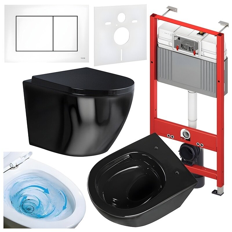 WC KOMPLEKTAS SU POTINKINIU RĖMU IR MYGTUKU WC194