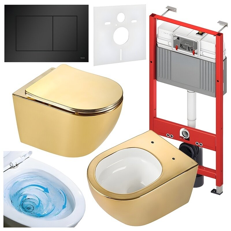 WC KOMPLEKTAS SU POTINKINIU RĖMU IR MYGTUKU WC292