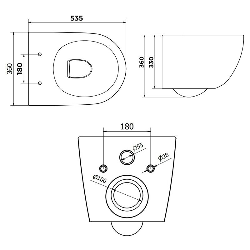 WC KOMPLEKTAS SU POTINKINIU RĖMU IR MYGTUKU WC243 24