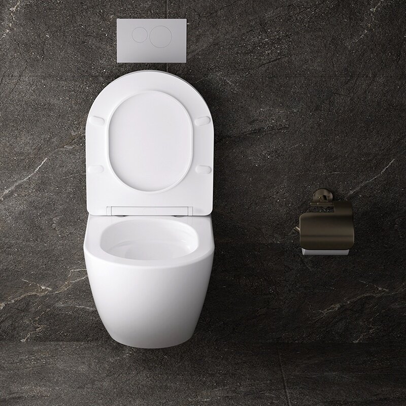 WC KOMPLEKTAS SU POTINKINIU RĖMU IR MYGTUKU WC151 6